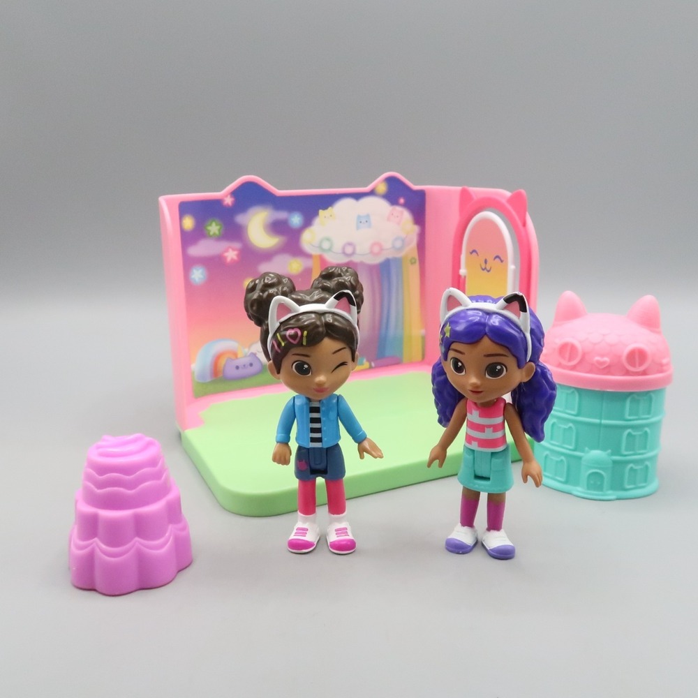 Gabby's Dollhouse Playset Room Lot Figures Toy Lot